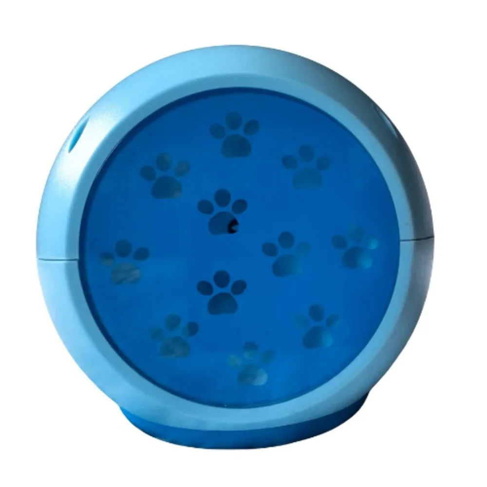Paw Patrol Kids Alarm Clock Light-Up Paw Print Projector SpinMaster Blue